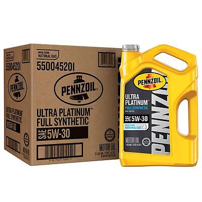 Pennzoil - 550045201-3PK Ultra Platinum Full Synthetic 5W-30 Motor Oil (5-Qua...