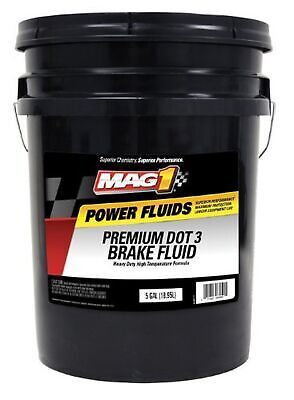 00125 DOT 3 Premium Brake Fluid - 5 Gallon