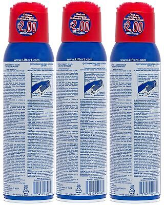 LIFTER-1 Carpet Stain & Spot Remover 3 -Pack for Tough Stains Such as Oil, Gr...