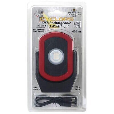 MAXXEON MXN00810 WorkStar Cyclops, USB-C Rechargeable LED Inspection Light, R...