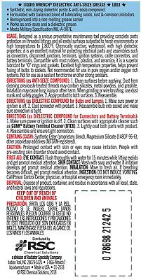 Liquid Wrench L803 Anti-Seize Dielectric Grease - 3 oz. Tube