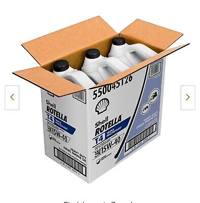Shell Motor Oil Rotella T Heavy Duty Sae 15w-40 Gal.