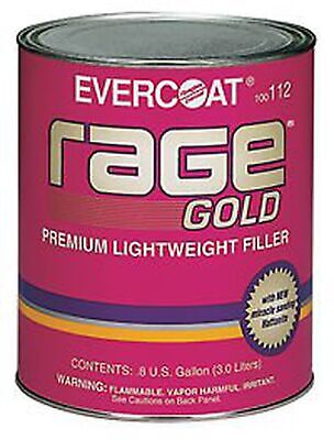 1 Gallon Rage Gold - Premium Lightweight Body Filler - Part# FIB 112