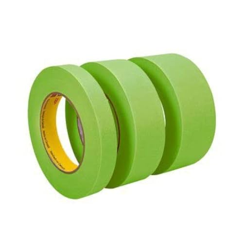 3M 2" 233+ Green AUTO Masking Tape-3 Rolls-Paint CAR