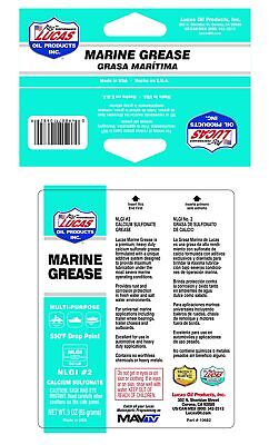 Lucas Oil 10682 Marine Grease - 3 Ounce (Pack of 3)