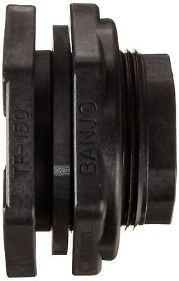 Banjo TF150 Polypropylene Bulkhead Tank Fitting, 1-1/2" NPT Female