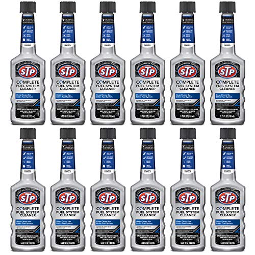 STP Fuel Injector Cleaner, Super Concentrated, Bottles, 5.25 Fl Oz, Pack of 12