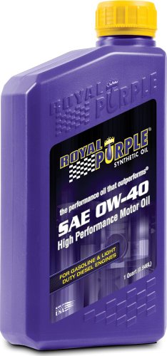 Royal Purple API-Licensed SAE 0W-40 High Performance Synthetic Motor Oil