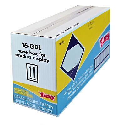 B'laster 16-GDL-12PK Premium Silicone Garage Door Lubricant - 9.3-Ounces - Ca...