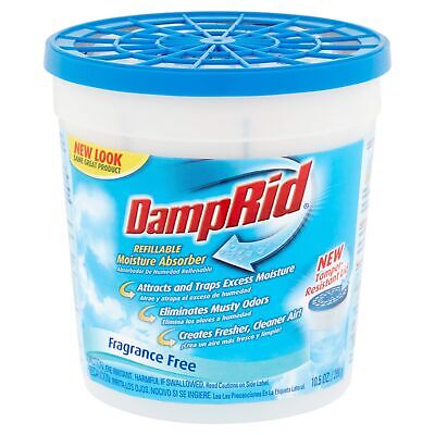 Damp Rid Moisture Absorber DampRid Refillable Moisture Absorber, Fragrance Fr...