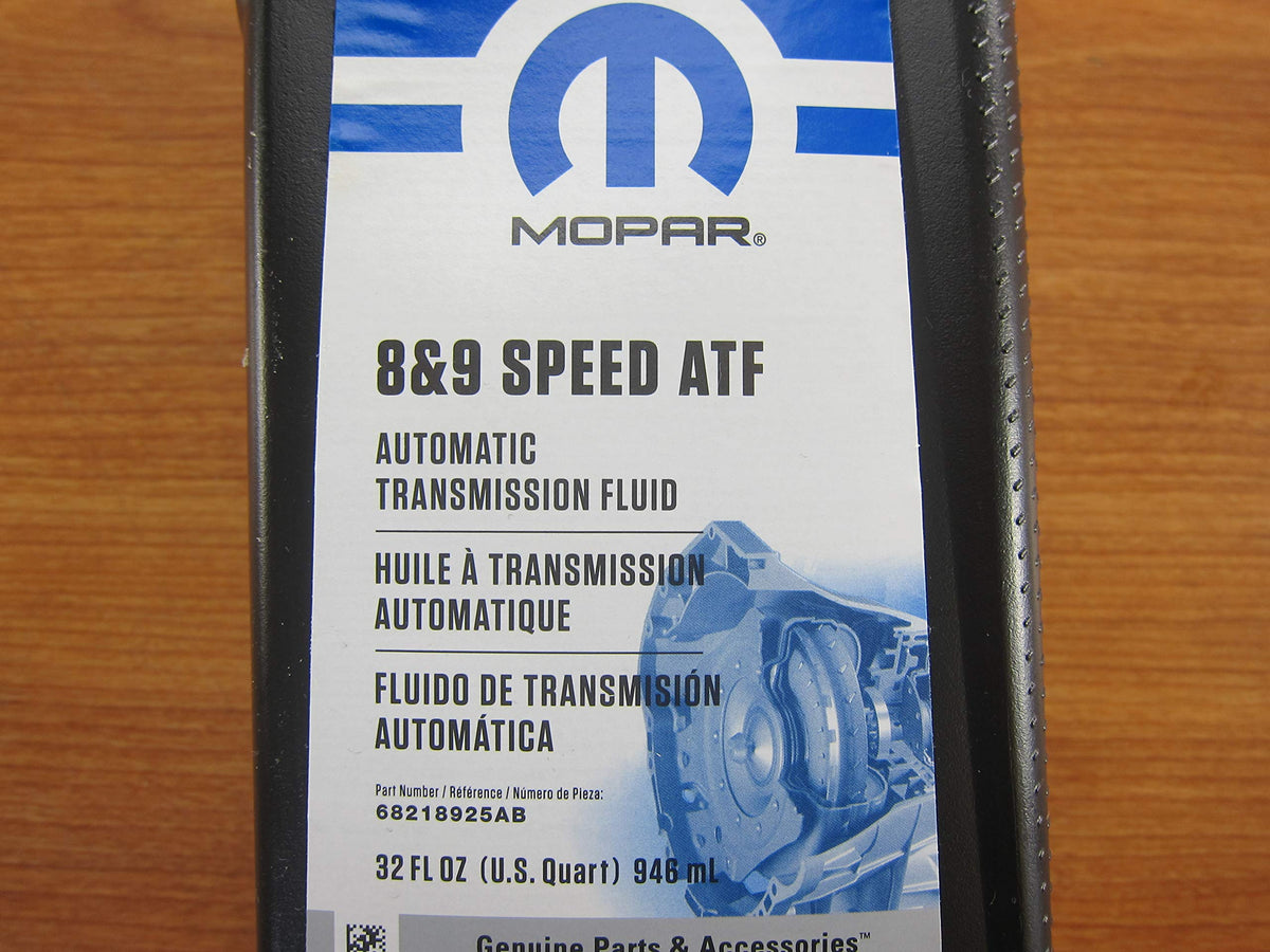 Mopar Chrysler Dodge Jeep Ram 8 and 9 Speed Automatic Transmission Fluid New ...