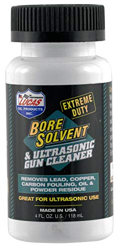 Lucas Oil Gun Cleaner, Extreme Duty Bore Solvent & Ultrasonic Gun Cleaner, Cleaner/Protectant, Grape Scent, 4.00 oz Bottle, Each