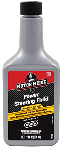 Niteo Motor Medic M2714H/6-6PK Power Steering Fluid with Stop Leak & Conditioner for Honda and Acura - 12 oz, (Case of 6)
