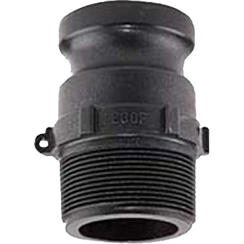 Banjo 100F Polypropylene Cam & Groove Fitting, 1" Male Adapter x NPT Male