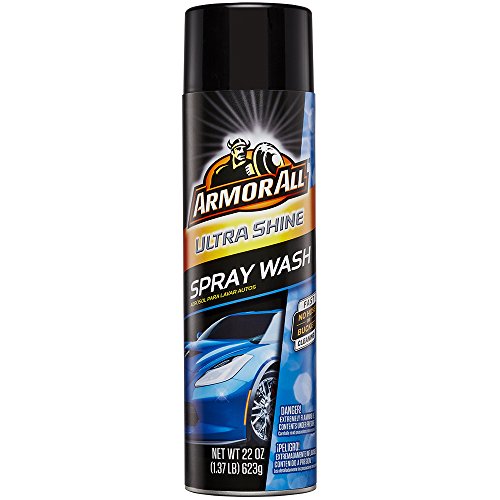 Armor All Car Wash & Wax Spray Bottle, Cleaning Concentrate for Cars, Truck, Motorcycle, Ultra Shine, 22 Fl Oz, 18238B