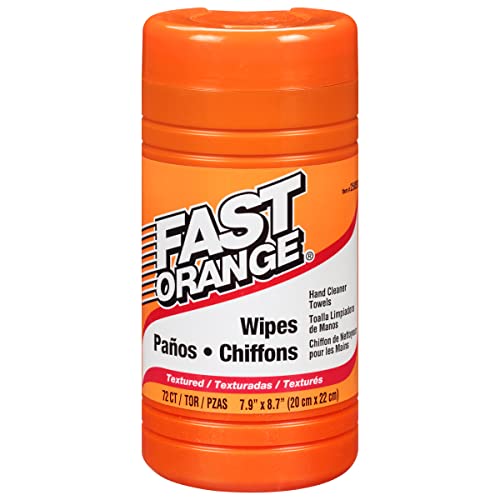 Permatex 25051 Fast Orange Hand Cleaner Wipe - 72 Count