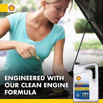 Formula Shell - 550045249 Conventional 10W-30 Motor Oil (5 Quart, Single Pack)