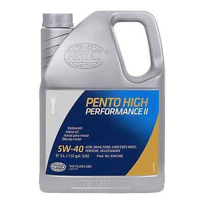 Pentosin 8042206 Pento High Performance II 5W-40 Full Synthetic Motor Oil for...