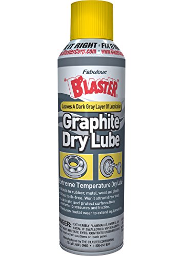 B'laster 8-GS-12PK Industrial Graphite Dry Lubricant - 5.5-Ounces - Case of 12