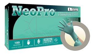 Microflex NeoPro Powder-Free Chloroprene Gloves, Microflex NPG-888-M,