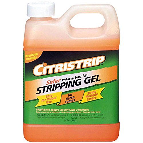 Citri-Strip QCG73801T Paint and Varnish Stripping Gel, 1-Quart