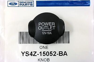 Ford Mustang Focus Escape Expedition Power Outlet 12V Socket Plug Cover Cap OEM