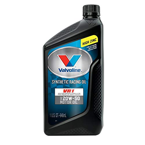 Valvoline VR1 Synthetic Racing Formula 20W-50 (1 Quart (32 Ounce), (Pack of 12))