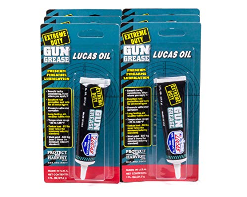 Lucas Oil 10889-6 Extreme Duty Gun Grease Case (6 x 1oz.), 1 Pack