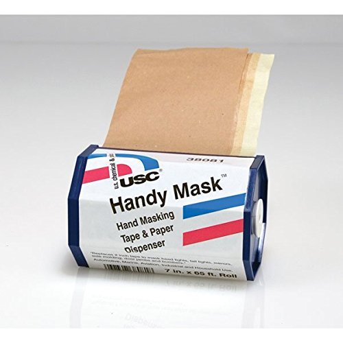 U.S. Chemical & Plastics Handy Mask Hand Masking Tape & Paper 15 Refills