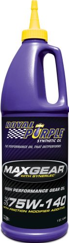 Royal Purple Max Gear 75W-140 High Performance Synthetic Automotive Gear Oil
