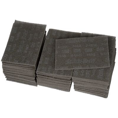 3M Scotch-Brite Ultra Fine Grade 7448B Hand Pad, Case of 60, 6 in x 9 in Hand...