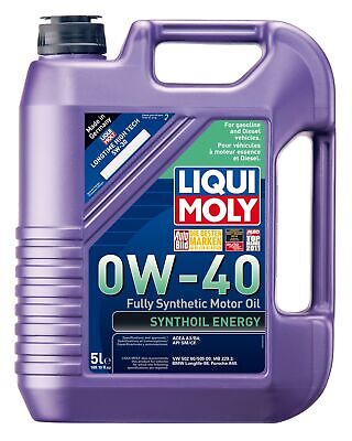 Liqui Moly 2050 Synthoil Energy A40 0W-40 Synthetic Motor Oil - 5 Liter