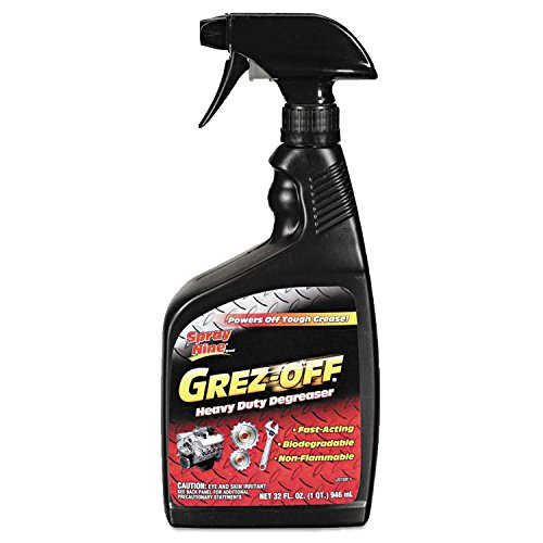 Spray Nine 22732 Grez-Off Heavy-Duty Degreaser, 32Oz Spray Bottle, 12/Carton