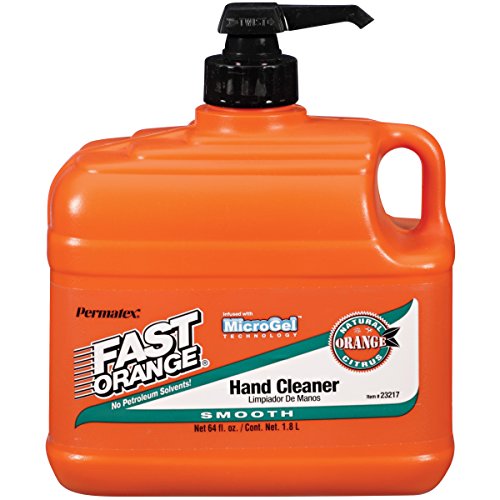 Permatex 23218-4PK Fast Orange Smooth Lotion Hand Cleaner with Pump, 1 Gallon (Pack of 4)