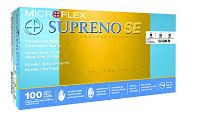 Microflex Supreno SE Powder-Free Textured Nitrile Gloves
