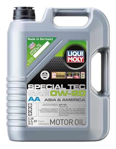 Liqui Moly Liquimoly 2208 0W-20 Special Tec AA Motor Oil, 5 L