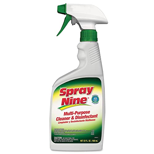 ITW Dymon Spray Nine 26825 Heavy Duty Cleaner/Degreaser, 22 Oz, 12 Spray Bottles/Carton