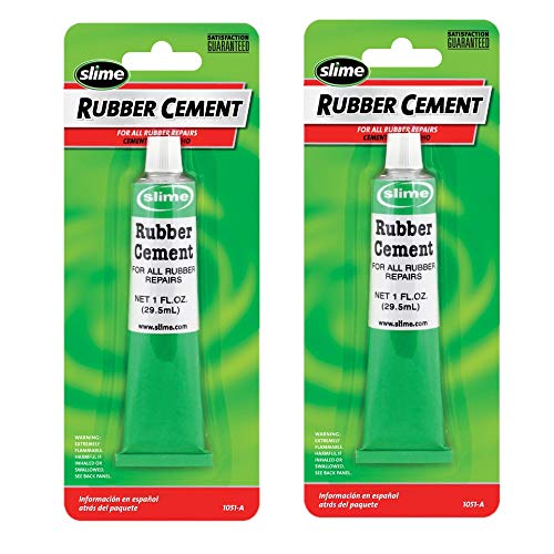 Slime 1051-A Rubber Cement - 1 oz.2 Pack