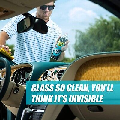 Stoner Invisible Glass Aerosol Glass Cleaner (19 oz.) Bundle with Microfiber ...