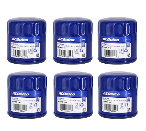 ACDelco PF48 Oil Filter GM Original Equipment (6 Pack)