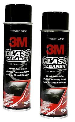 3M Glass Cleaner - Multi Surface Use, Auto & Home 2 Pack - 19oz Aerosol 08888