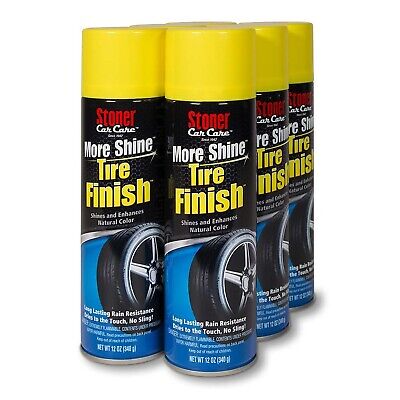 Stoner Car Care 91094-6PK 12-Ounce More Shine Tire Finish Non-Greasy Spray En...