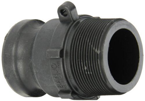 Banjo 200F Polypropylene Cam & Groove Fitting, 2" Male Adapter x NPT Male