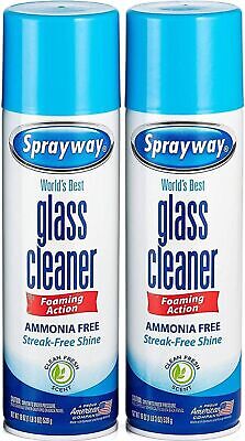 Sprayway, Glass Cleaner, 19 Oz Cans, Pack of 2