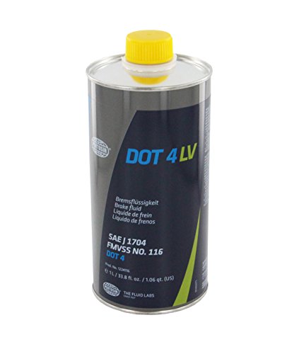 Pentosin 1224116 DOT 4 LV Low Viscosity Brake Fluid for Cold Climate Conditions; 1 Liter