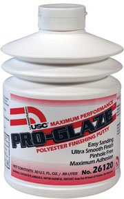 U.S. Chemical & Plastics PRO-Glaze Polyester Putty 30 Oz Pumptainer