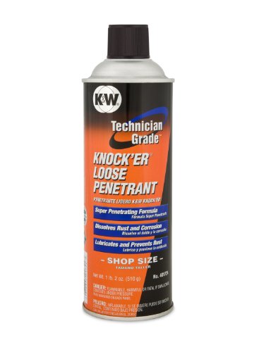 K&W Technician Grade Knock'er Loose Lubricant Penetrant 401724  18 WT. Oz. Rust Penetrant for Corrosion Free Applications