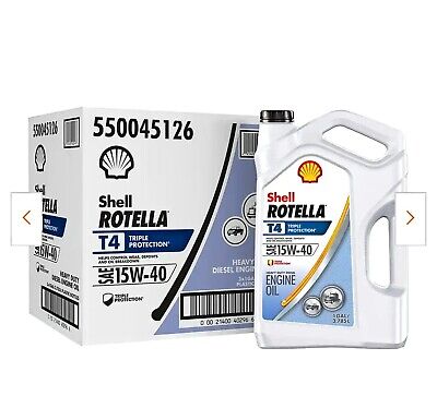 Shell Motor Oil Rotella T Heavy Duty Sae 15w-40 Gal.