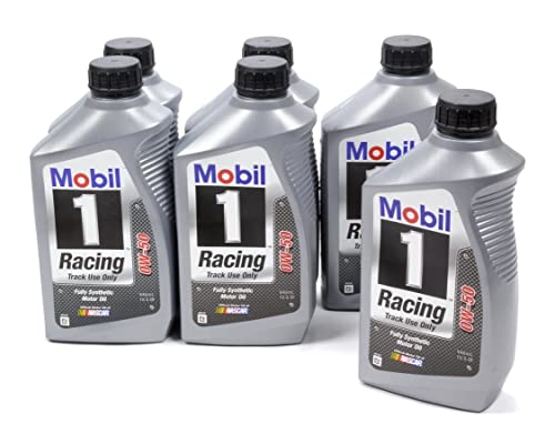 Mobil 1 0W-50 Full Synthetic Racing Motor Oil - 1 Quart (Case of 6)