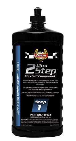 Presta Ultra 2 Step MaxCut Compound, Quart (PST-139032)